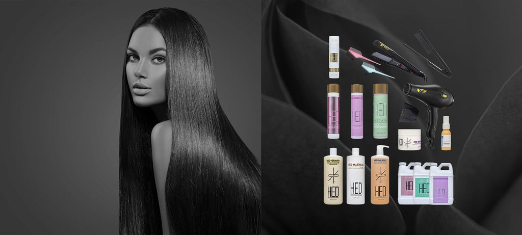 Professional Keratin Treatment Products by HED 